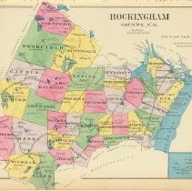 Rockingham County from the NH 1892 Atlas by Hurd